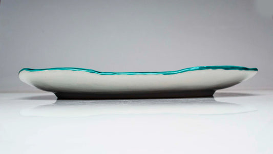 KUTANI WARE PLATE HAKUDURU /SEIKOU KLIN