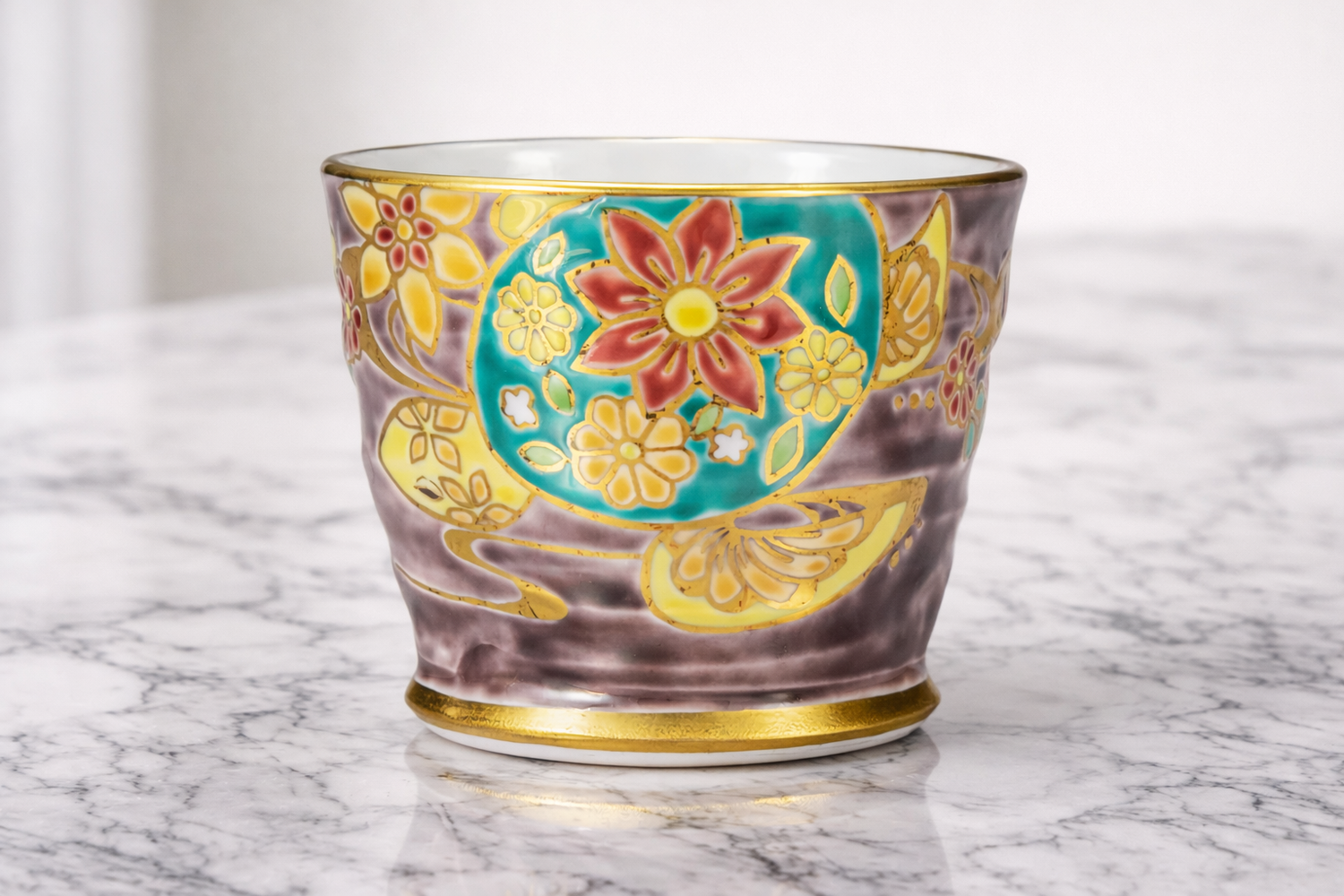 BIZAN KLIN KUTANI JAPANESE MUG CUP UMIGAME