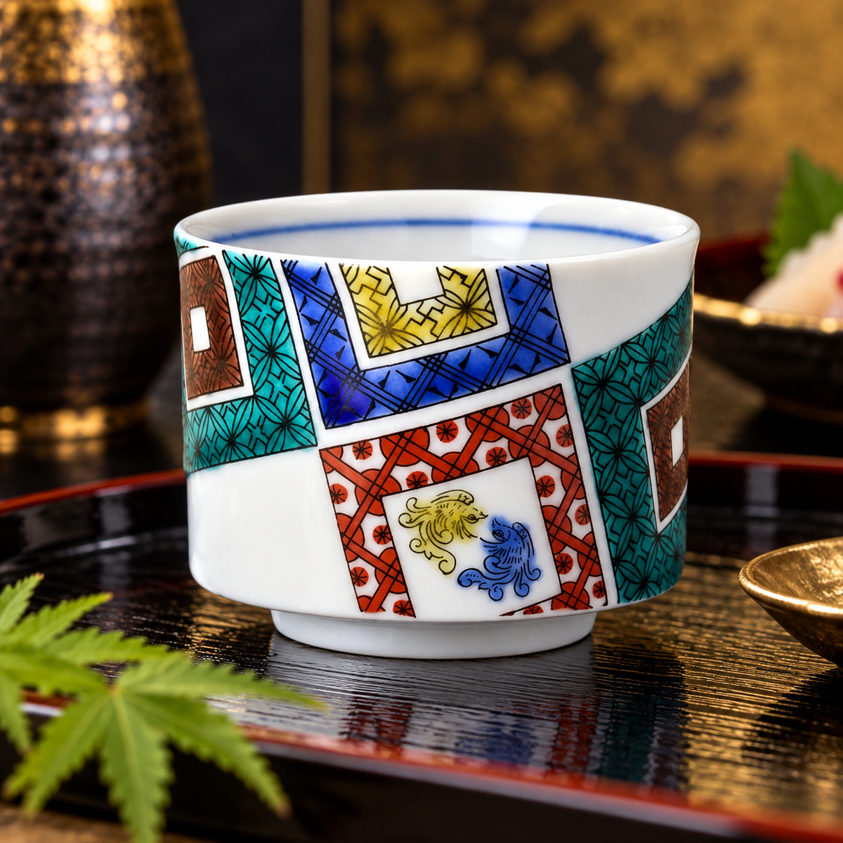KUTANI WARE GUINOMI ISHIDATAMI /TAISHI KILN