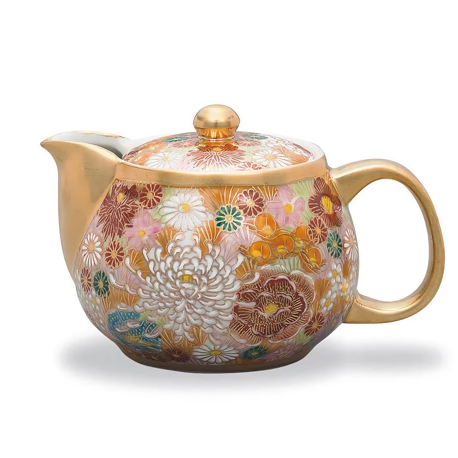 KUTANI JAPANESE TEA POT KIN-HANAZUME