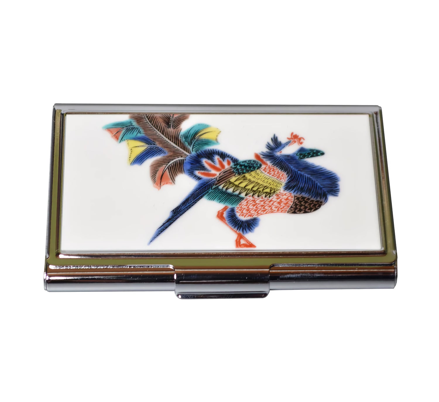 KUTANI JAPANESE CARD CASE KO-KUTANI PHOENIX /SEIKOU KLIN