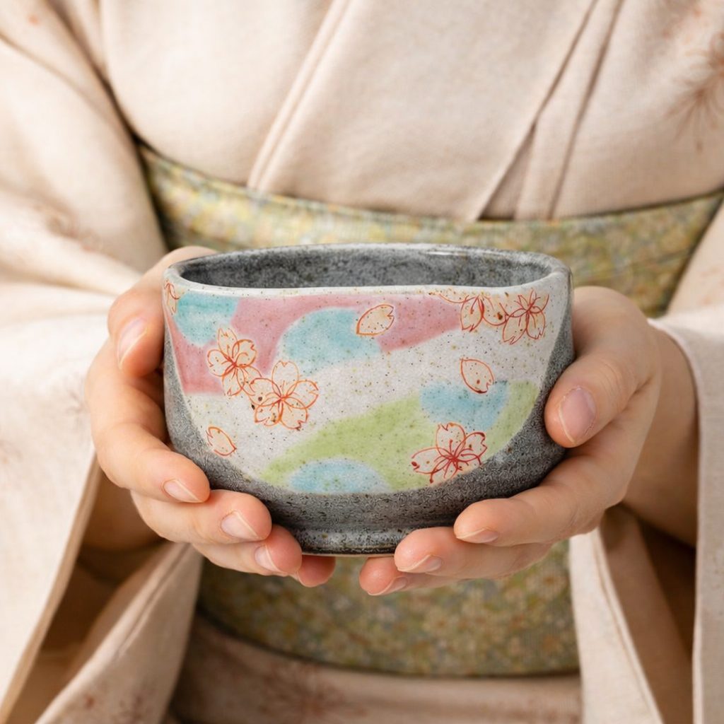 KUTANI WARE MATCHA BOWL