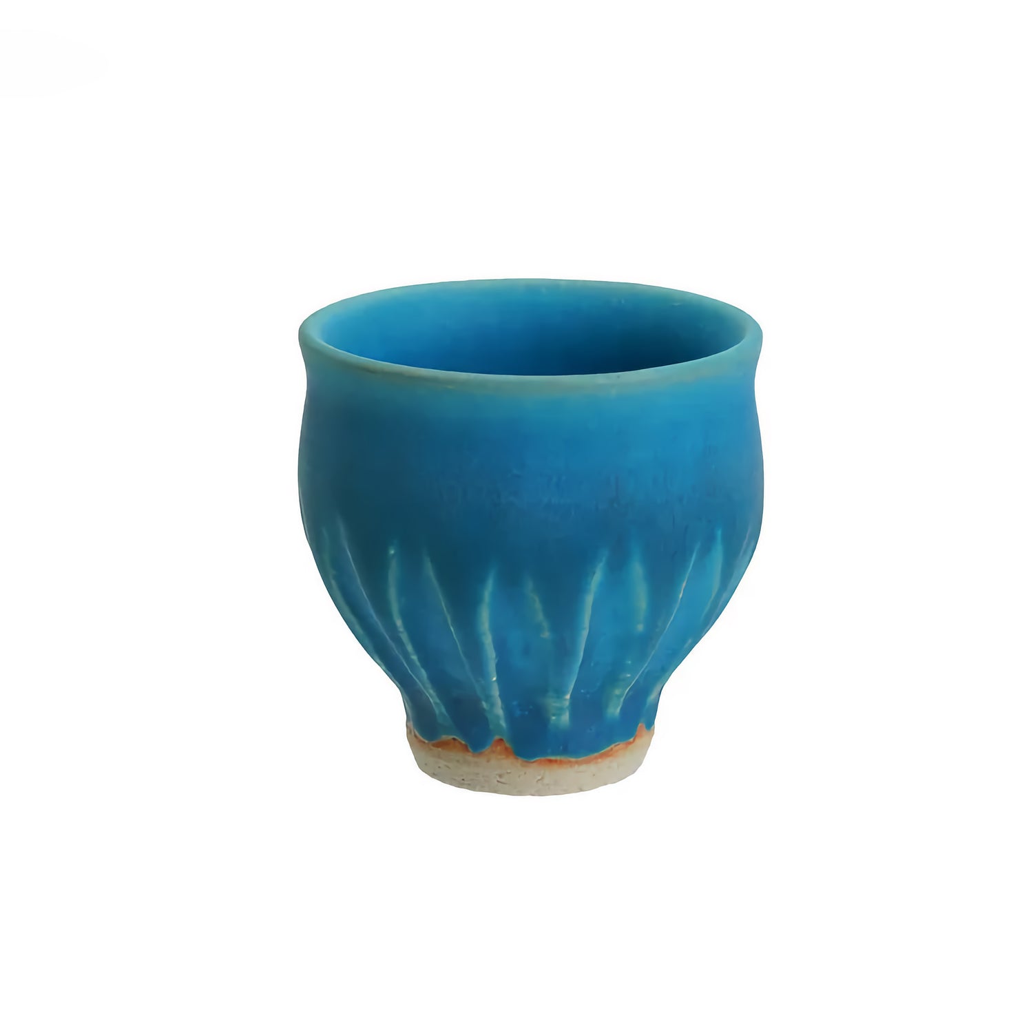 KUTANI WARE TURKISH GLAZE GUINOMI (SAKE CUP)