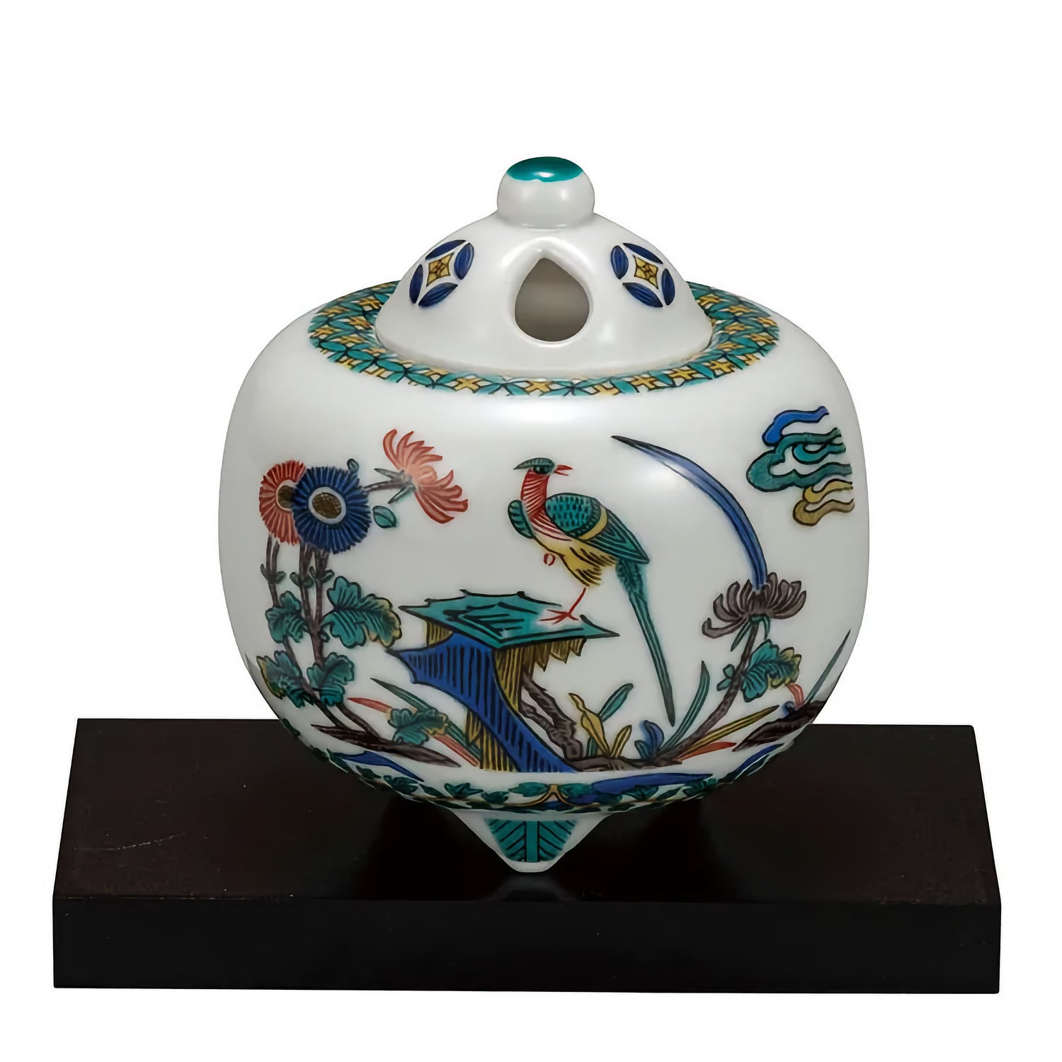 KUTANI JAPANESE INCENSE BURNER KO-KUTANI KACHŌ