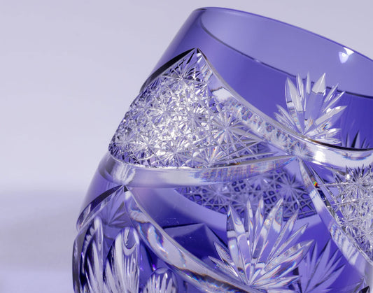 Whiskey Glass, Edo Kiriko By Junichi Nabetani, Master of traditional crafts