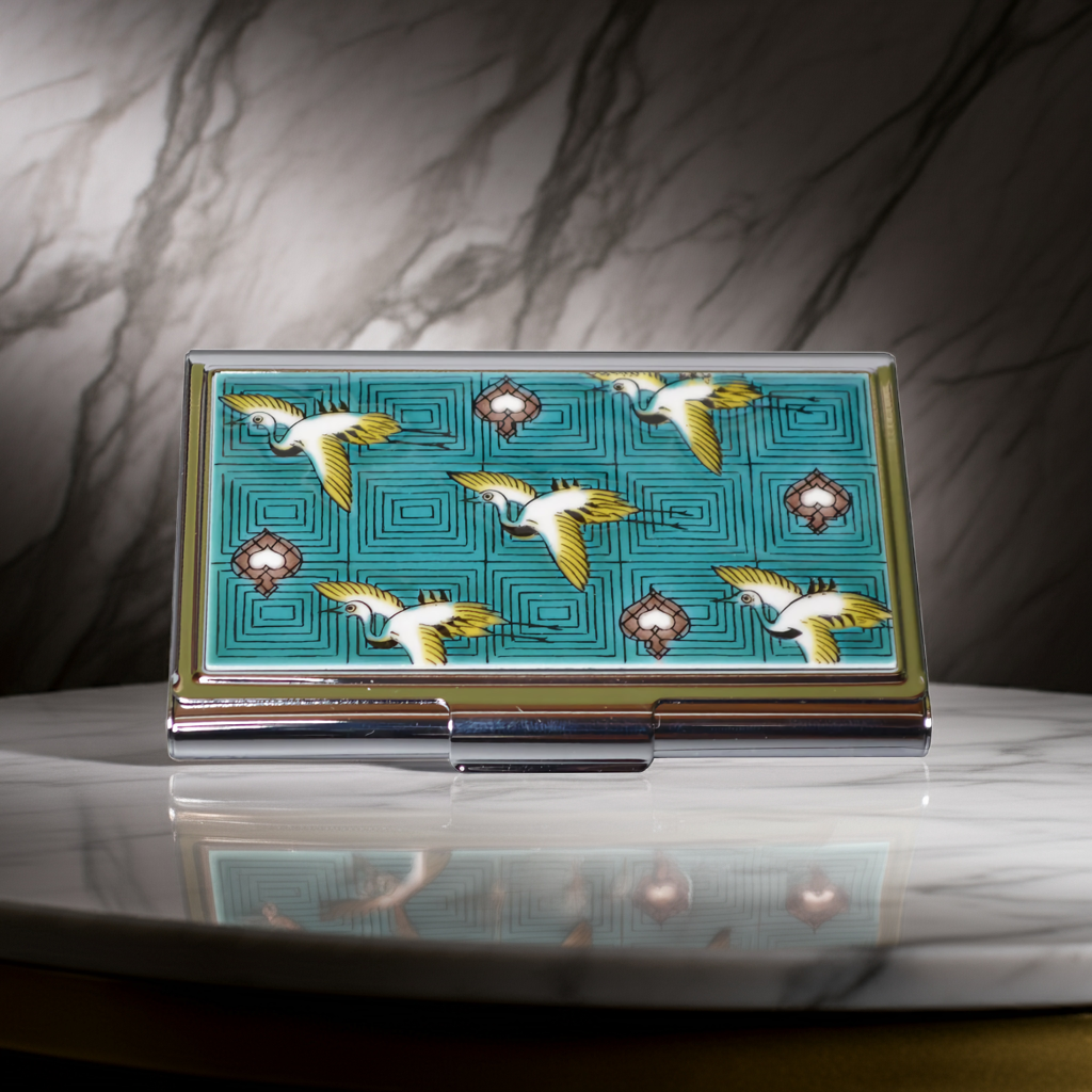 KUTANI JAPANESE CARD CASE CRANE /SEIKOU KLIN