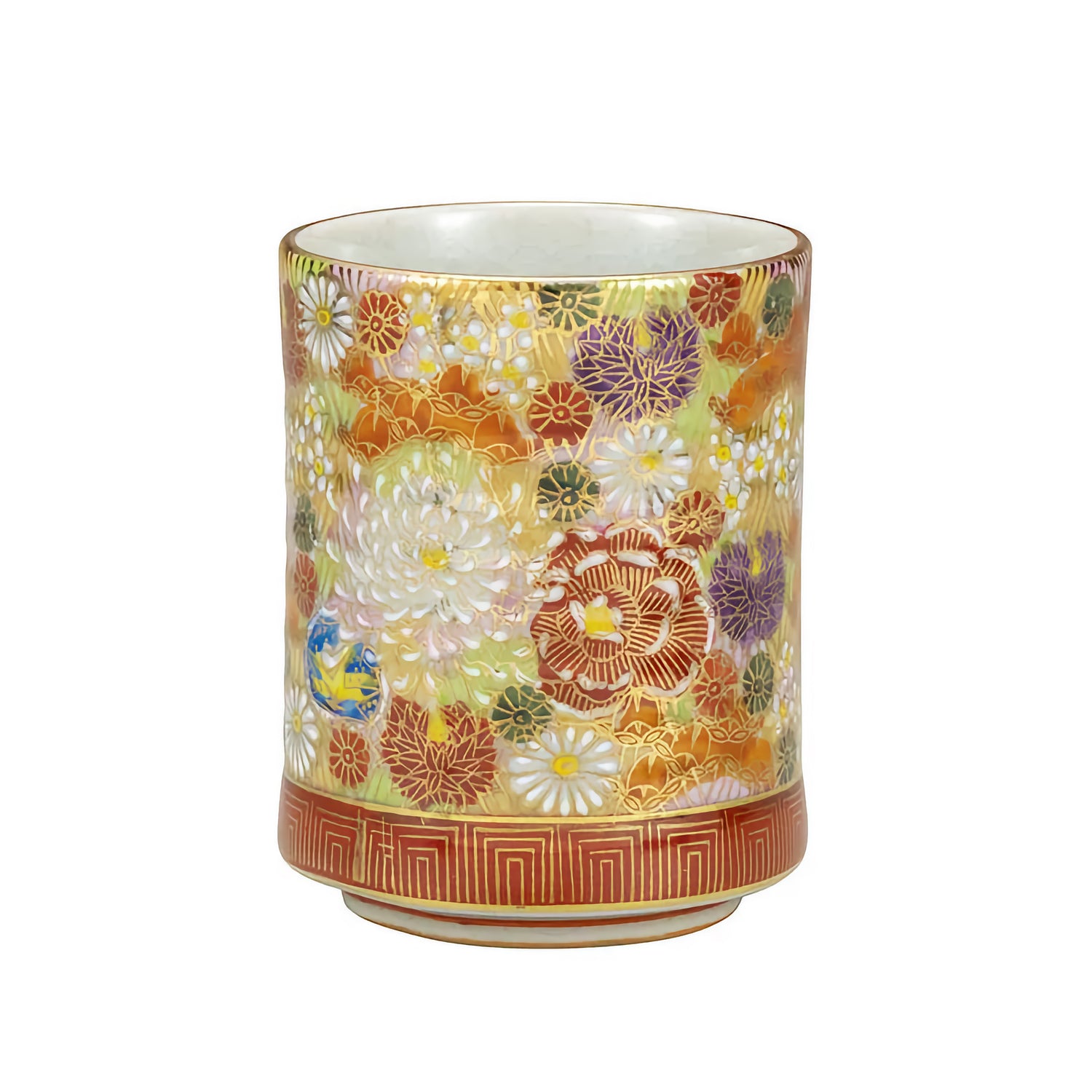 KUTANI JAPANESE YUNOMI KIN-HANAZUME