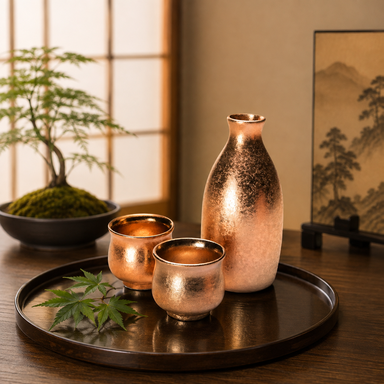 ARITA WARE SAKE SET 180ml TOKKURI & HANGUNOMI SET (GIFT BOX INCLUDED)