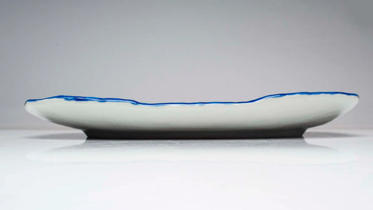 KUTANI WARE PLATE AKAFUJI /SEIKOU KLIN