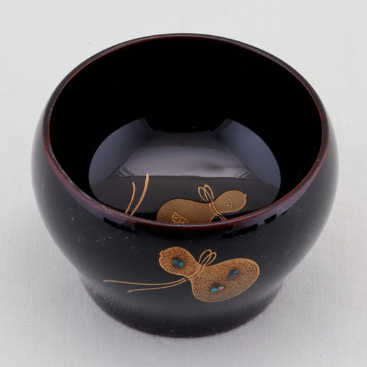WAJIMA LACQUERWARE GUINOMI TAME-NURI HYŌTAN MAKI-E