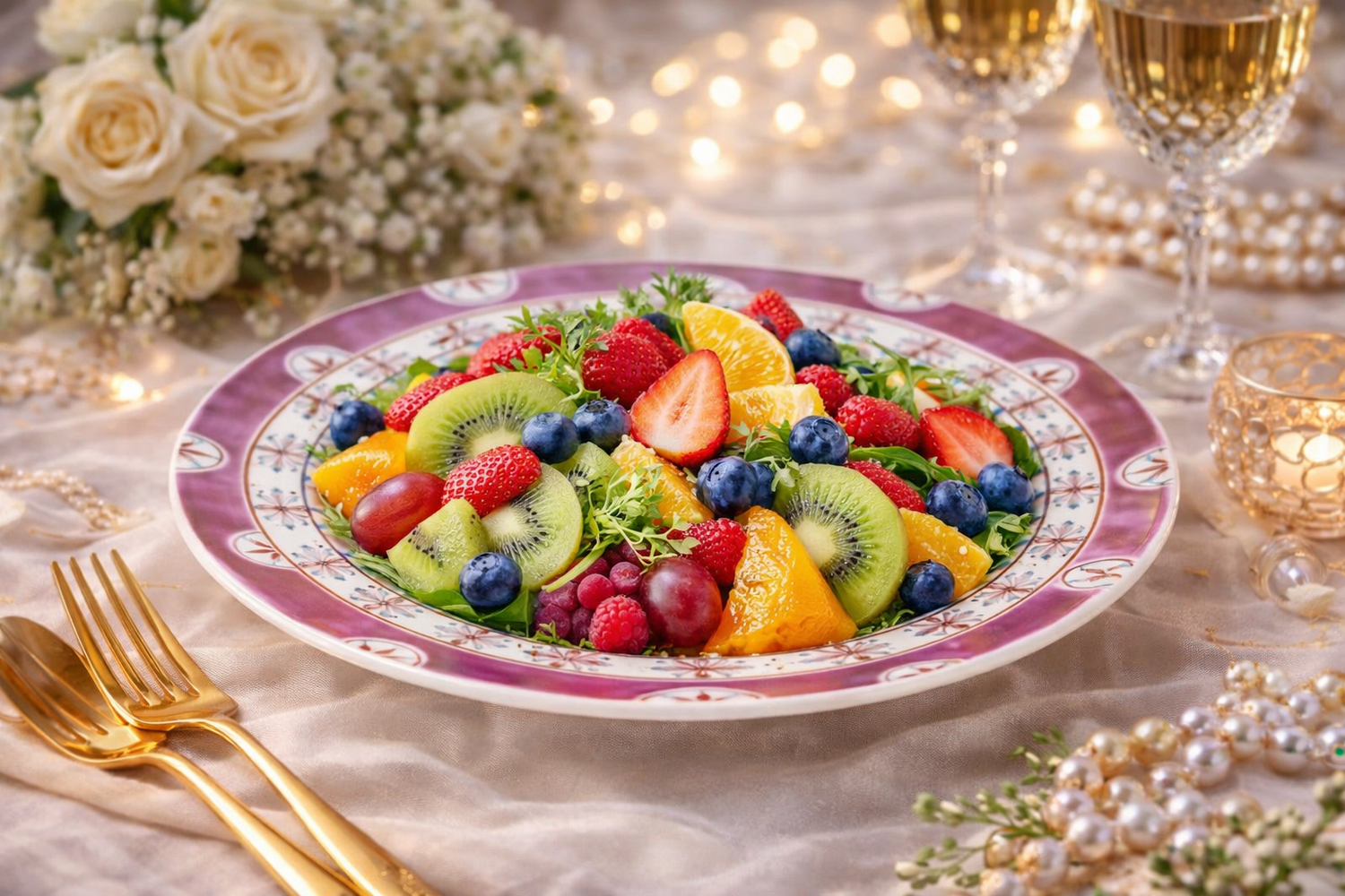 KUTANI WARE PERSIAN PURPLE PLATE IROE-YU HAND-PAINTED JAPANESE CERAMIC PLATE MADE IN JAPAN