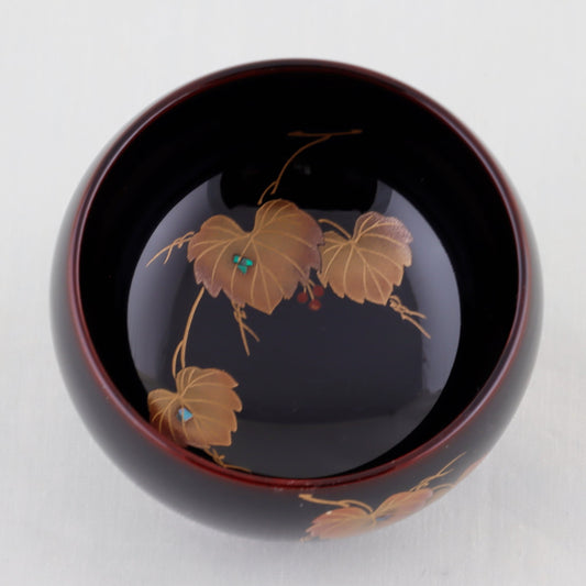WAJIMA LACQUERWARE GUINOMI TAME-NURI IVY MAKI-E