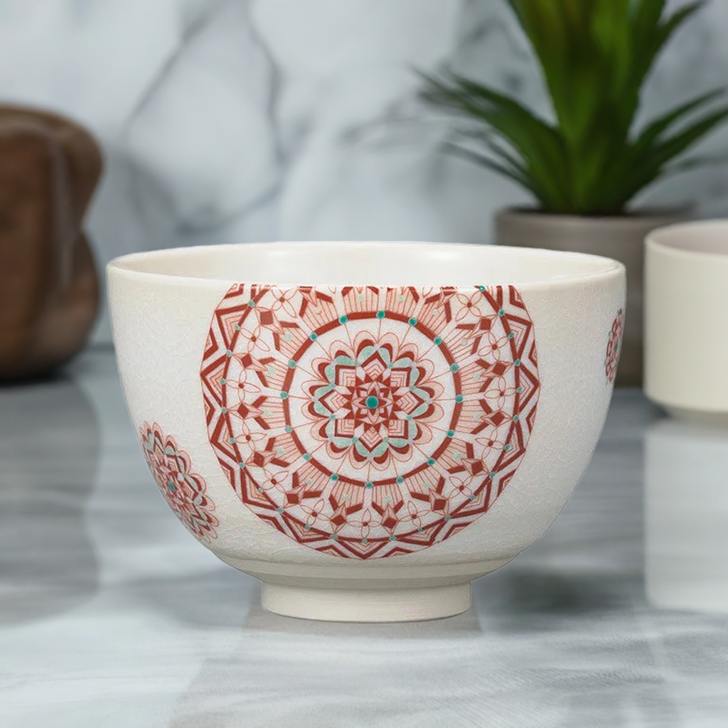 MATCHA BOWL CHAWAN
KUTANI AKAE MARUMON