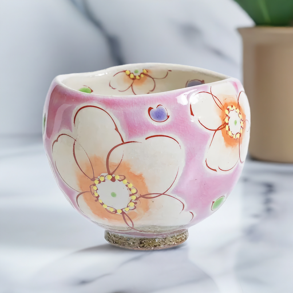 KOKUZOU KLIN KUTANI IPPUKU BOWL PINK HANA URARA