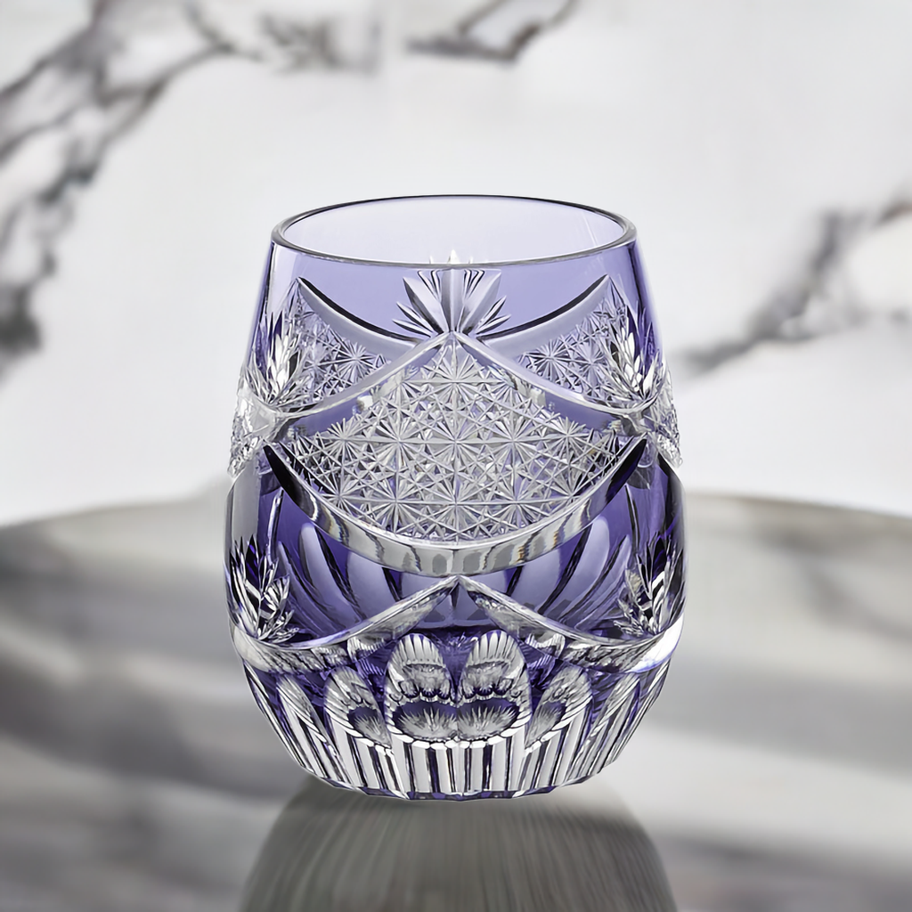 Whiskey Glass, Edo Kiriko By Junichi Nabetani, Master of traditional crafts