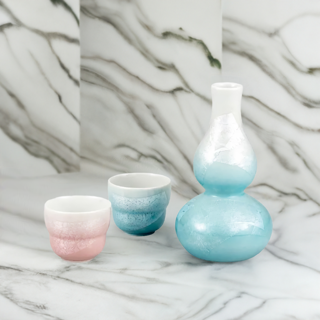 JAPANESE SAKE SET KUTANI GINSAI