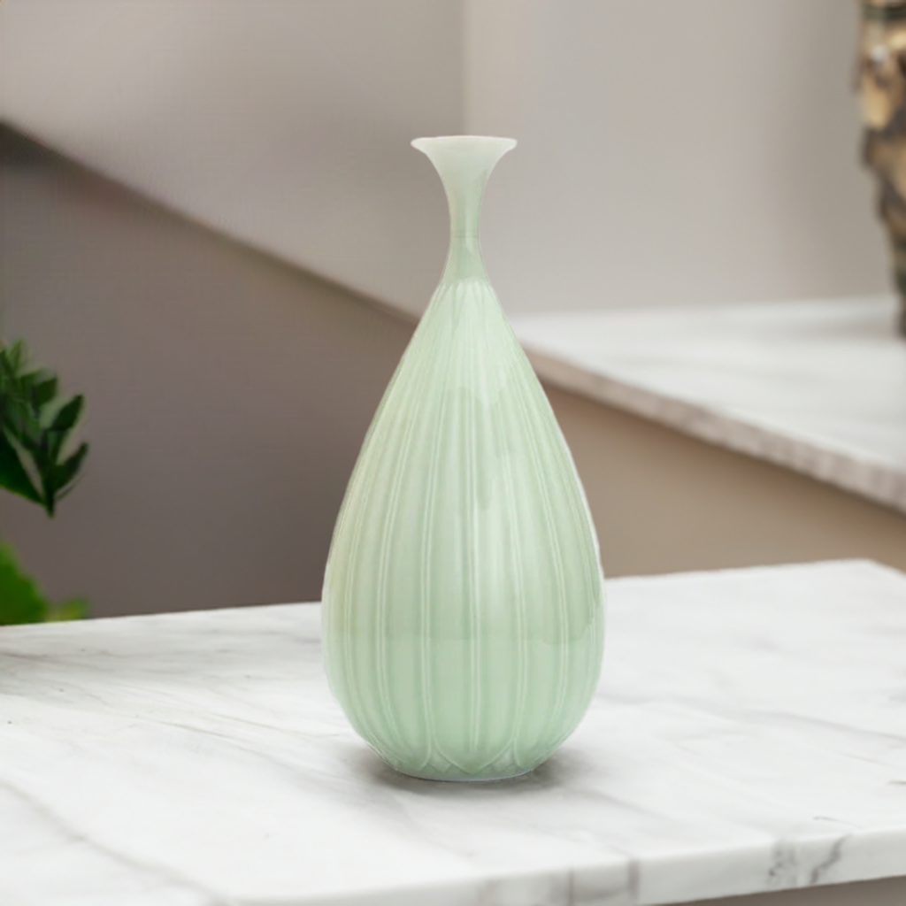 KUTANI WARE OUJIYUU VASE (RENBEN)/ MYOUSENTOUBOU