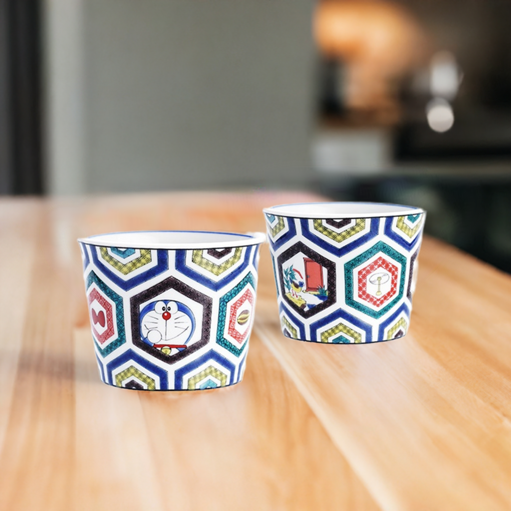 KUTANI WARE DORAEMON KO-KUTANI STYLE SOBA CHOKO/SEIKOU KLIN