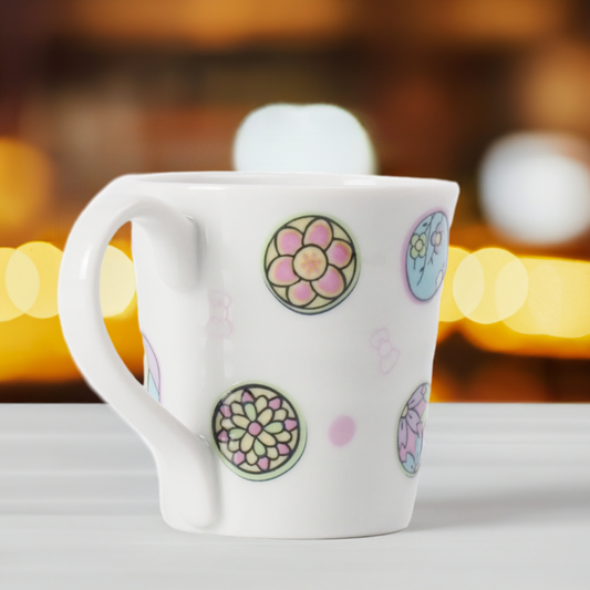 KUTANI JAPANESE HELLO KITTY MUG CUP 250CC - MARUMON