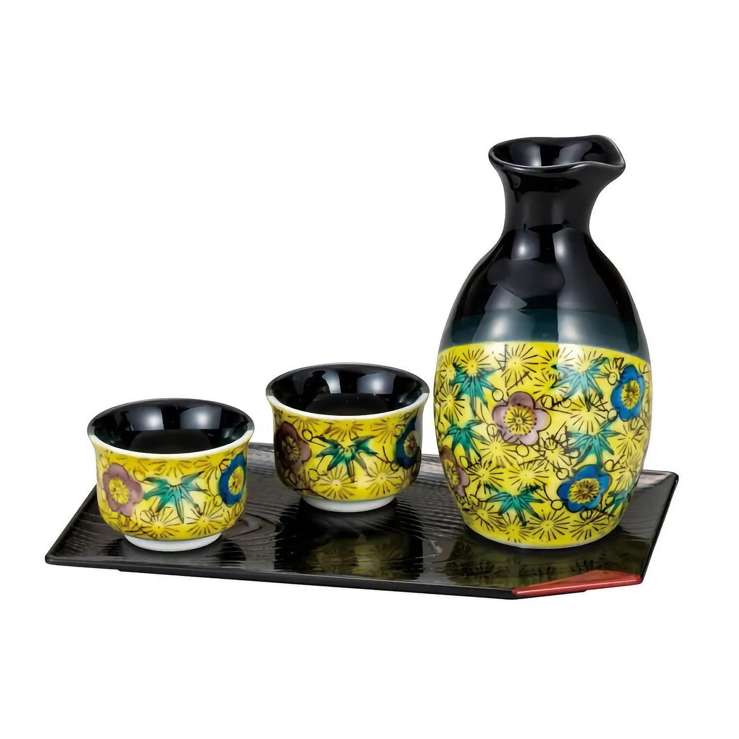 JAPANESE SAKE SET KUTANI YOSHIDAYA SHOCHIKUBAI