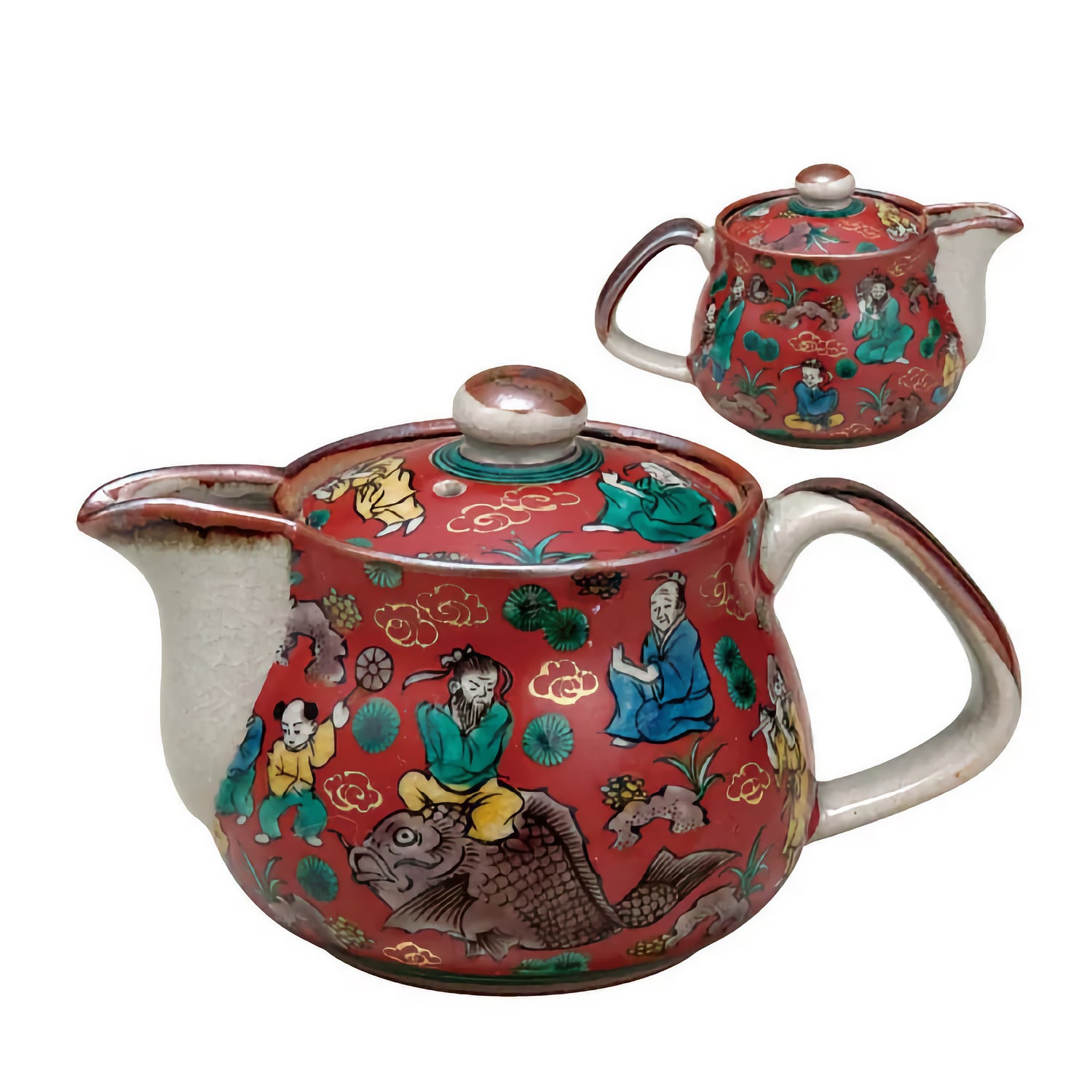KUTANI JAPANESE TEA POT MOKUBEI /BIZAN KLIN