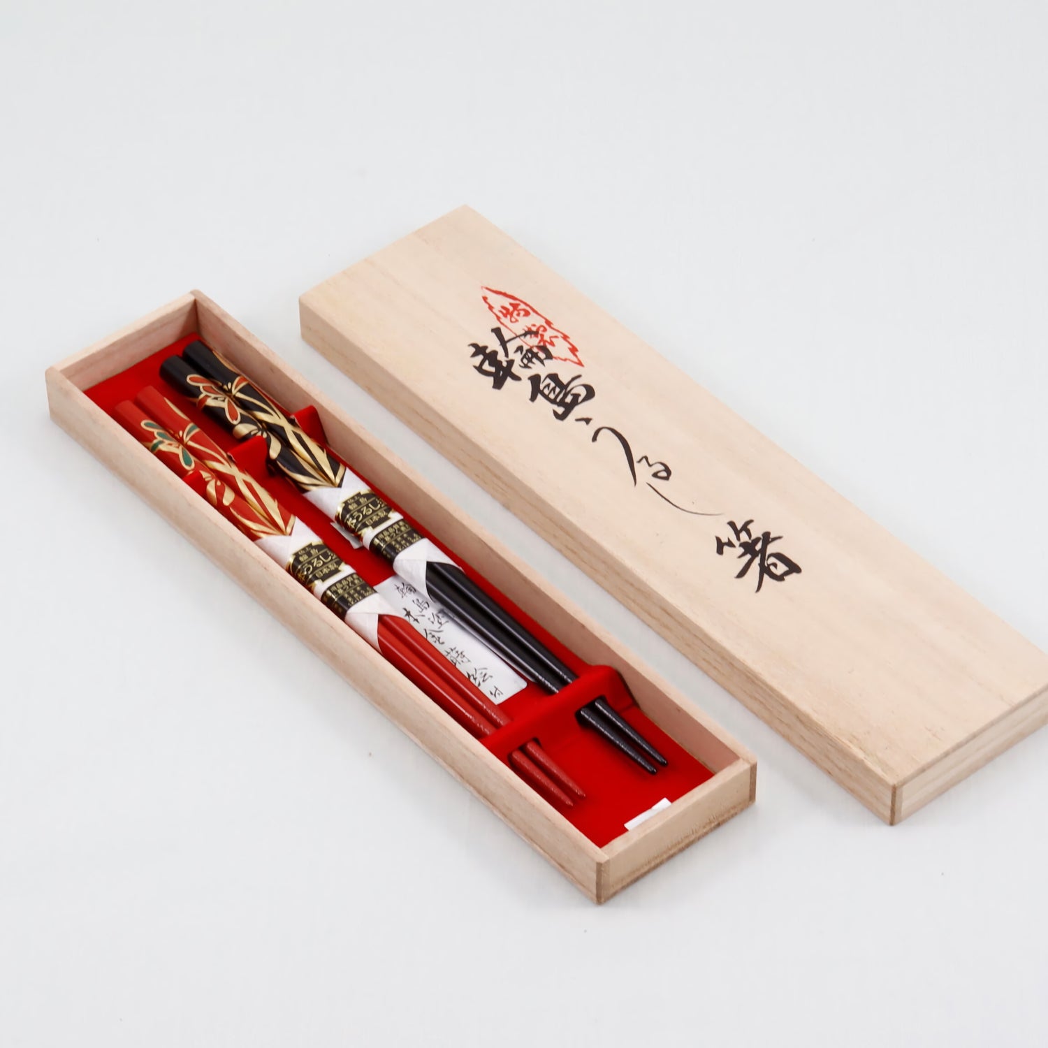 WAJIMA LACQUER CHOPSTICKS PAIR RAN