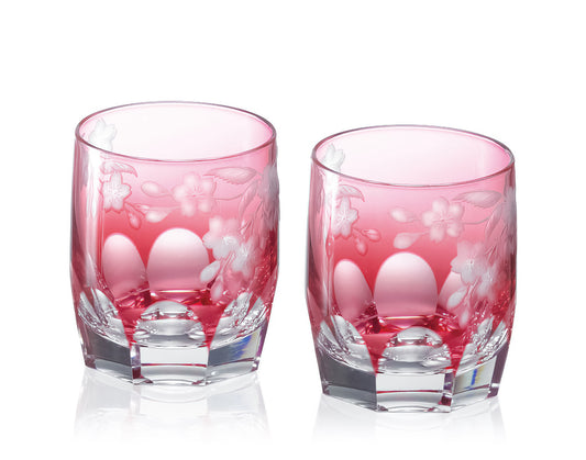 A pair of Whiskey Glasses “Cherry”