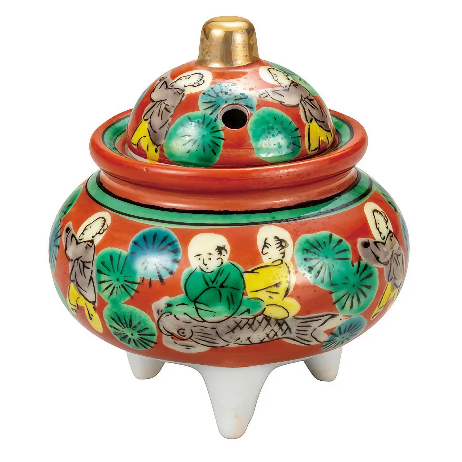 MOKUBEI KUTANI JAPANESE INCENSE BURNER