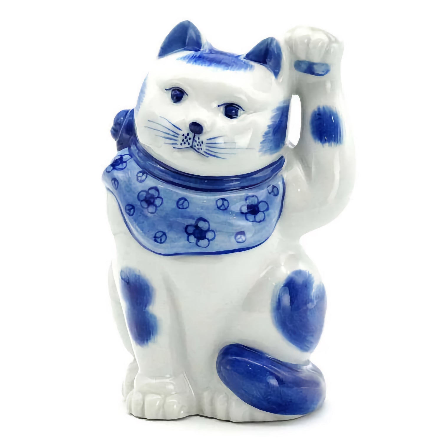 KUTANI JAPANESE LUCKY CAT(MANEKI NEKO) SOMETSUKE