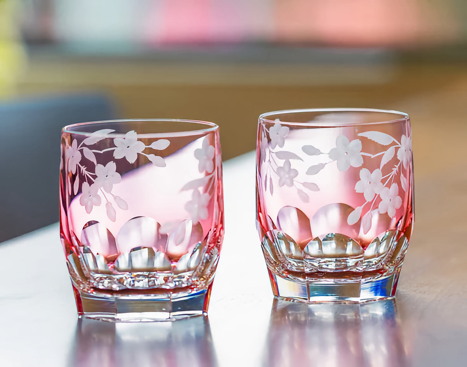 A pair of Whiskey Glasses “Cherry”