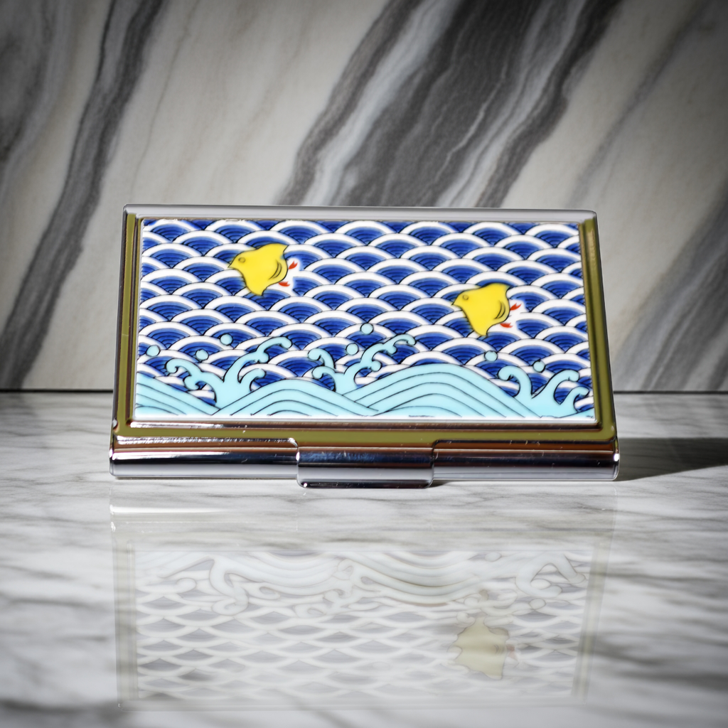 KUTANI JAPANESE CARD CASE CHIDORI /SEIKOU KLIN