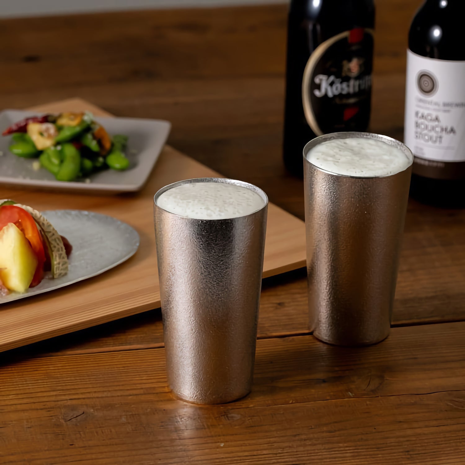 NOUSAKU JAPANESE TWO-PIECE BEER CUP SET