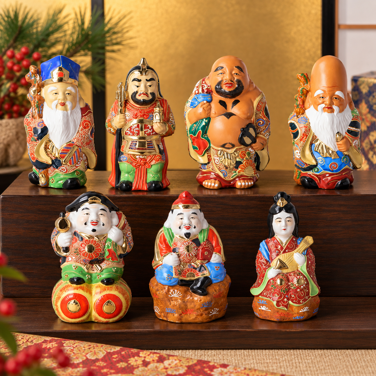 Japanese Lucky Charms & Kutani Ware