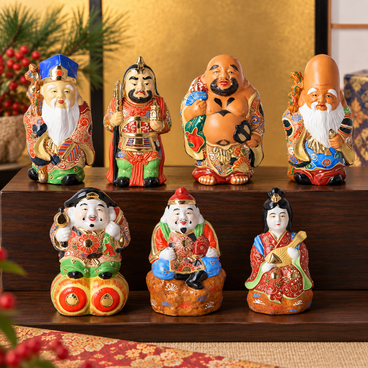 Japanese Lucky Charms & Kutani Ware