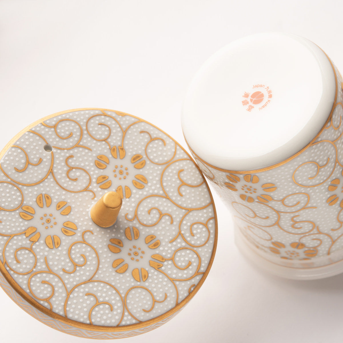 Kutani Ware Shirochibu Style