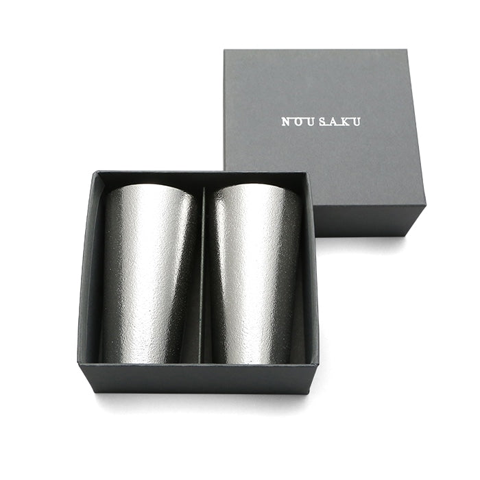 NOUSAKU JAPANESE TWO-PIECE BEER CUP SET
