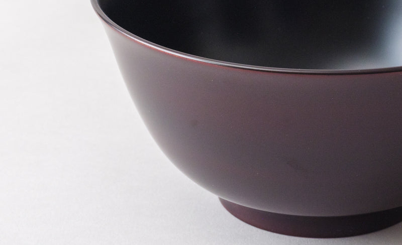 YAMANAKA LACQUERWARE SOUP BOWL TAME-NURI
