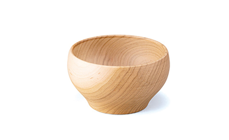 YAMANAKA LACQUERWARE SAKURA ROUND BOWL NATURAL (S SIZE)