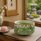 KUTANI WARE MATCHA BOWL CHAWAN- FLOWER SAKURA