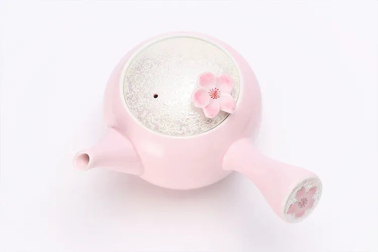 TASEI KLIN ARITA TEASET PALE PINK GLAZE IRIDESCENT SAKURA