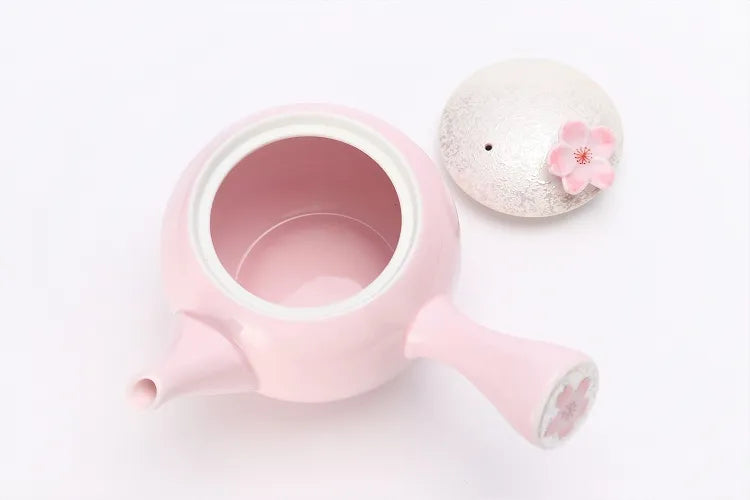 TASEI KLIN ARITA TEASET PALE PINK GLAZE IRIDESCENT SAKURA