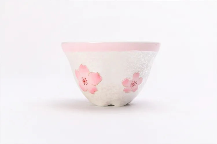 TASEI KLIN ARITA TEASET PALE PINK GLAZE IRIDESCENT SAKURA