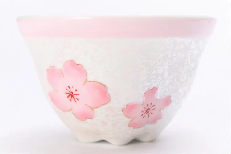 TASEI KLIN ARITA TEASET PALE PINK GLAZE IRIDESCENT SAKURA