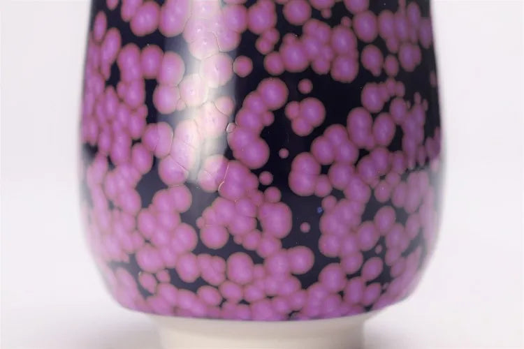 JAPANESE ARITA YUNOMI SET CHERRY BLOSSOM CREST / SHINEMON KLIN