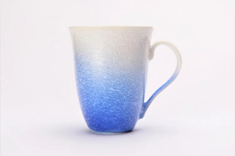 ARITA WARE MUG “AIZOME SUITEKI” – INDIGO WATER DROPLET / SHINEMON KILN