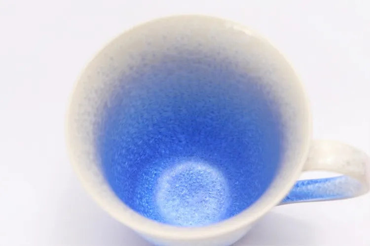 ARITA WARE MUG “AIZOME SUITEKI” – INDIGO WATER DROPLET / SHINEMON KILN