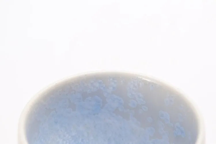 JAPANESE ARITA INDIGO DEW – SAKE CUP SET (WITH WOODEN BOX)/ SHINEMON KLIN