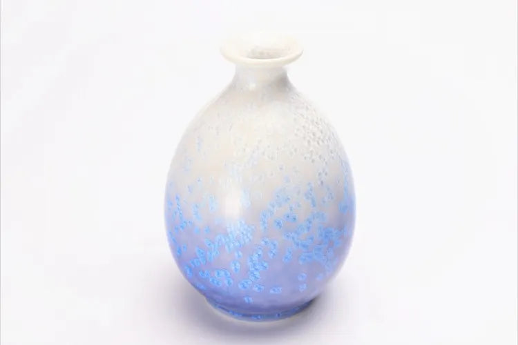 JAPANESE ARITA INDIGO DEW – SAKE CUP SET (WITH WOODEN BOX)/ SHINEMON KLIN