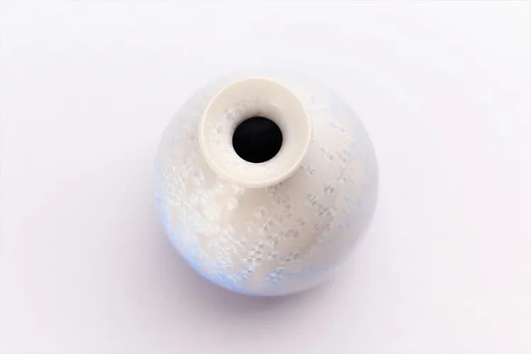 JAPANESE ARITA INDIGO DEW – SAKE CUP SET (WITH WOODEN BOX)/ SHINEMON KLIN