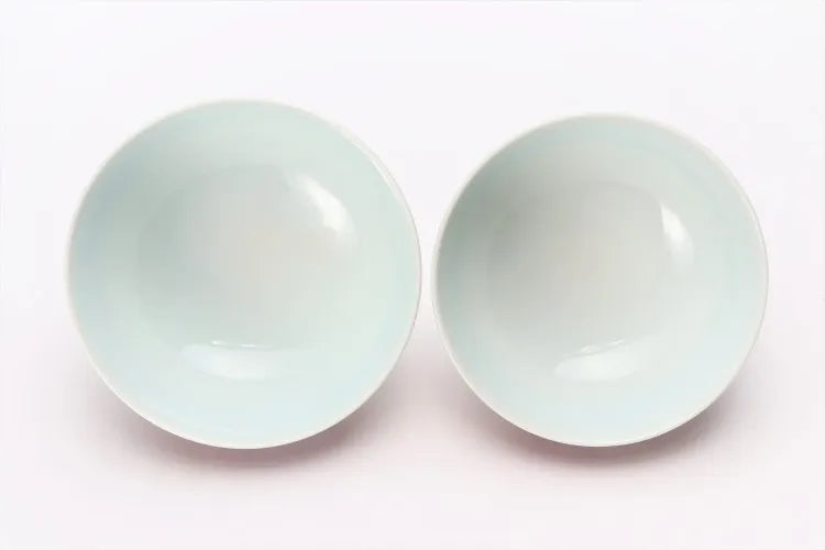 ARITA WARE RICE BOWL SET “SILK ROAD” BY SHINEMON KILN – WOODEN BOX